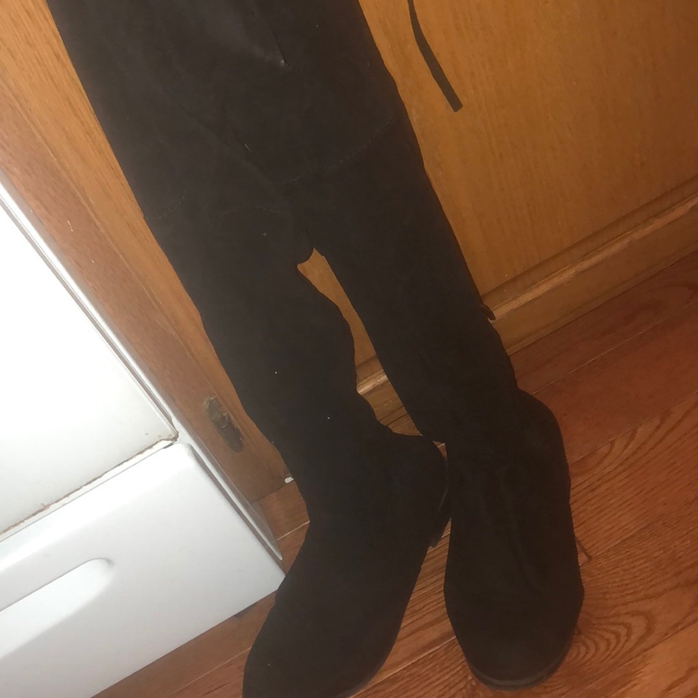 High knee boots